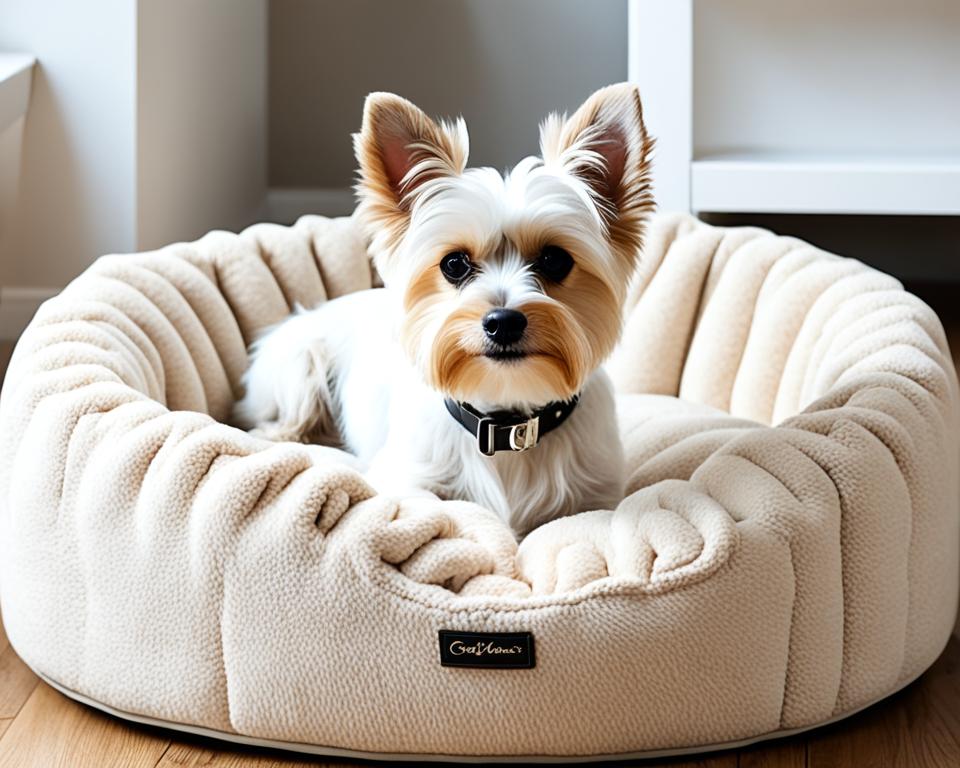 hundebett beige